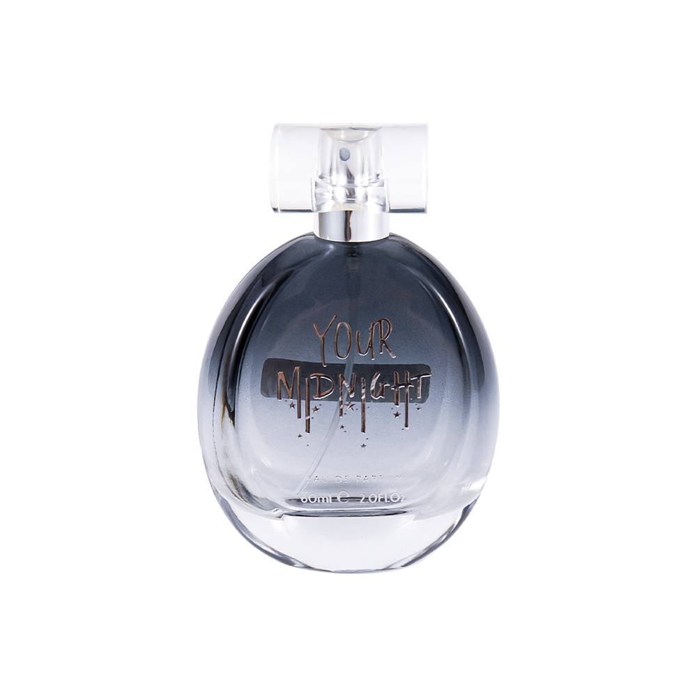 KY106-WJ65 Juego de perfumes de vidrio de 50 ml con tapa de resina K de color degradado
