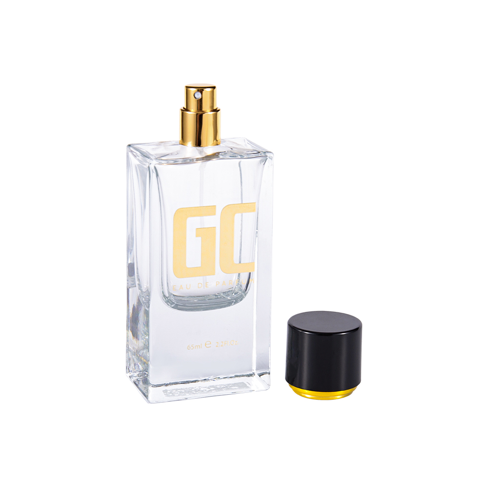 KY1482-WJ2360 Botella estampada en caliente de alta resistencia de 50 ml con tapa de plástico ASB UV, cilíndrica
