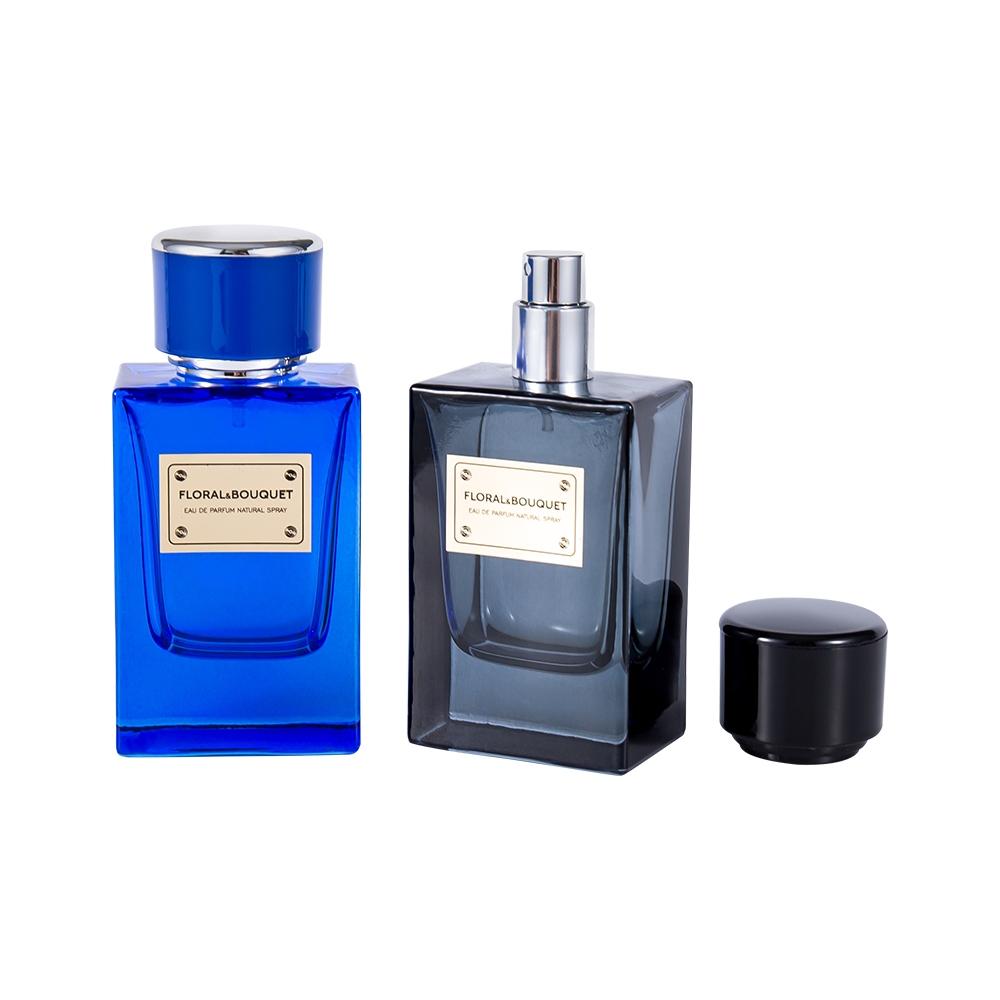 Juego de botellas de perfume de alta calidad GC4686-WJ2098 de 50 ml con tapa y pulverización de alto rendimiento