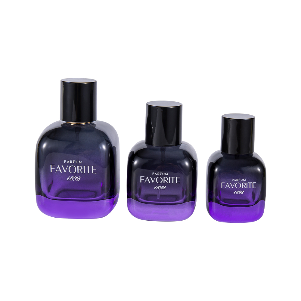 Botella de perfume decorativa de vidrio de 30 ml GC4868-WJ2445 con tapa de PP, serie multicapacidad