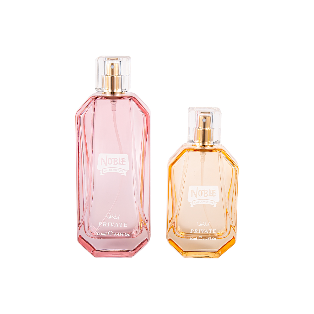 GC4681-WJ326 Exquisita botella de perfume de vidrio de 100 ml con tapa de resina K Muestra gratis