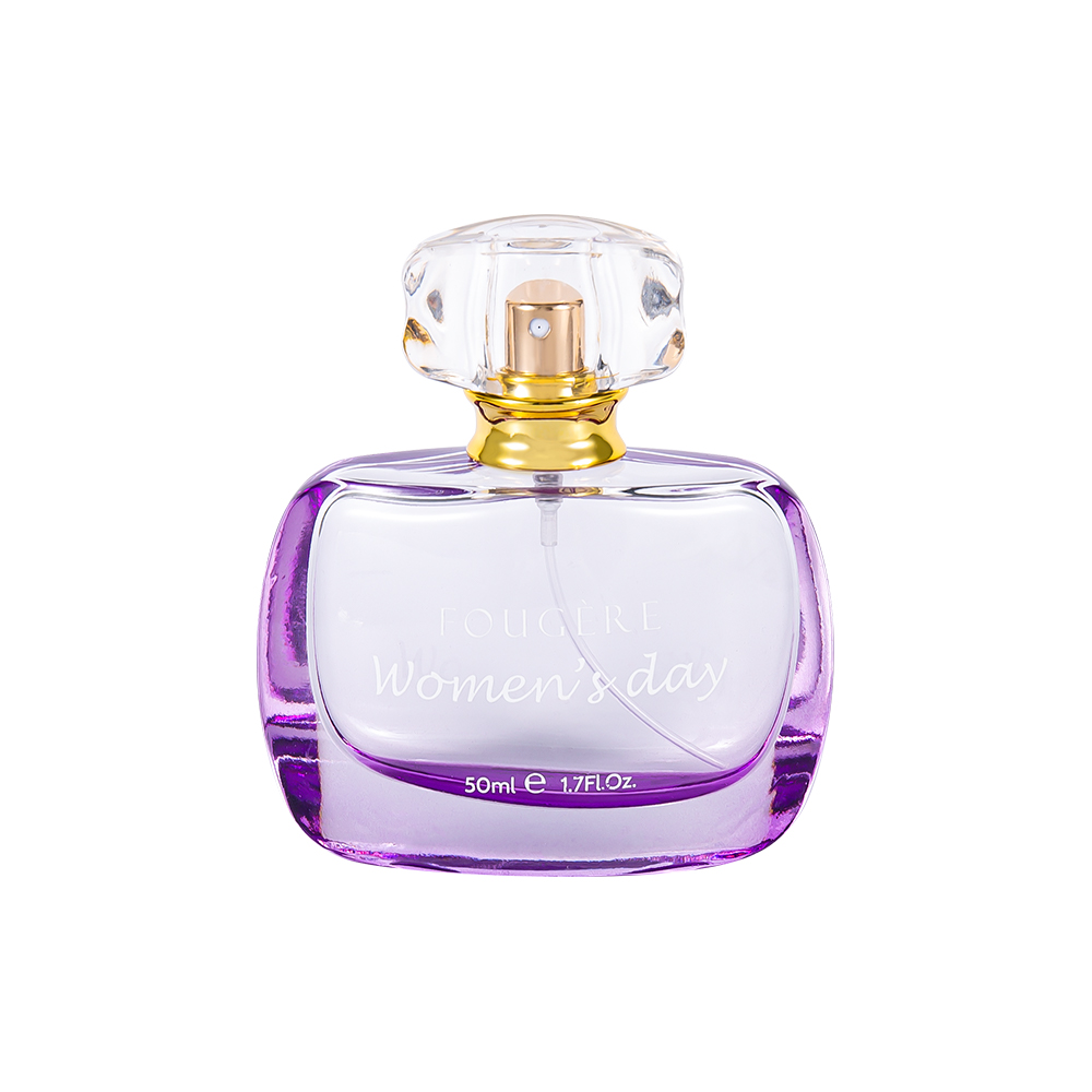 Juego de botellas de perfume de vidrio GC3942-WJ3 de 50 ml Tapa de perfume SURLYN transparente de lujo